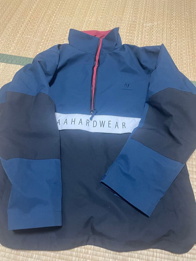 スノボ用ウェア AAHARDWEAR ネイビー レッド マウンテンパーカー