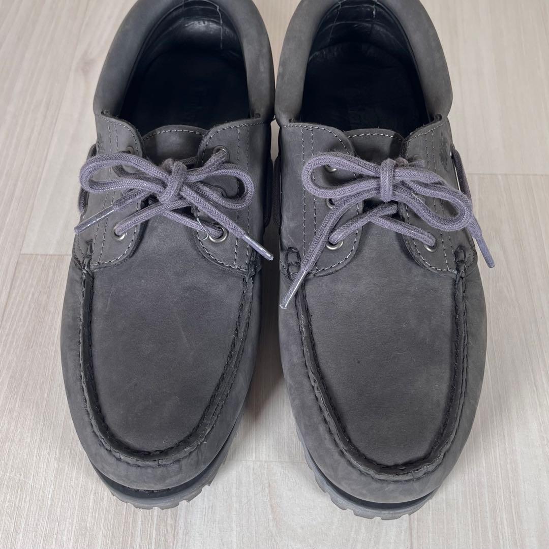 【極美品】TIMBERLAND　3EYE デッキシューズ　革靴　ブーツ　26