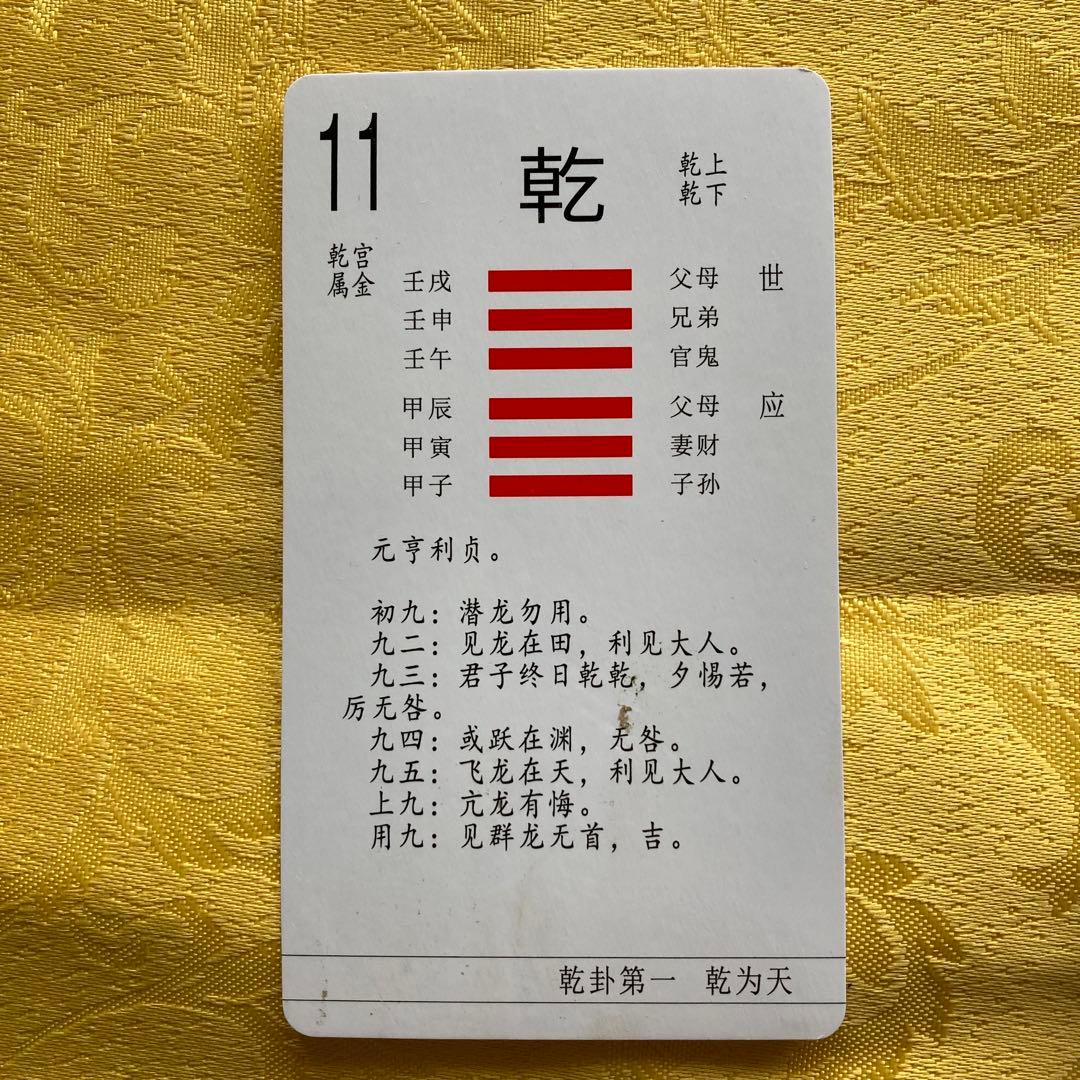 断易新義　易経・易占・六十四卦カード(80枚拡大版) 易学　人人易　五行易