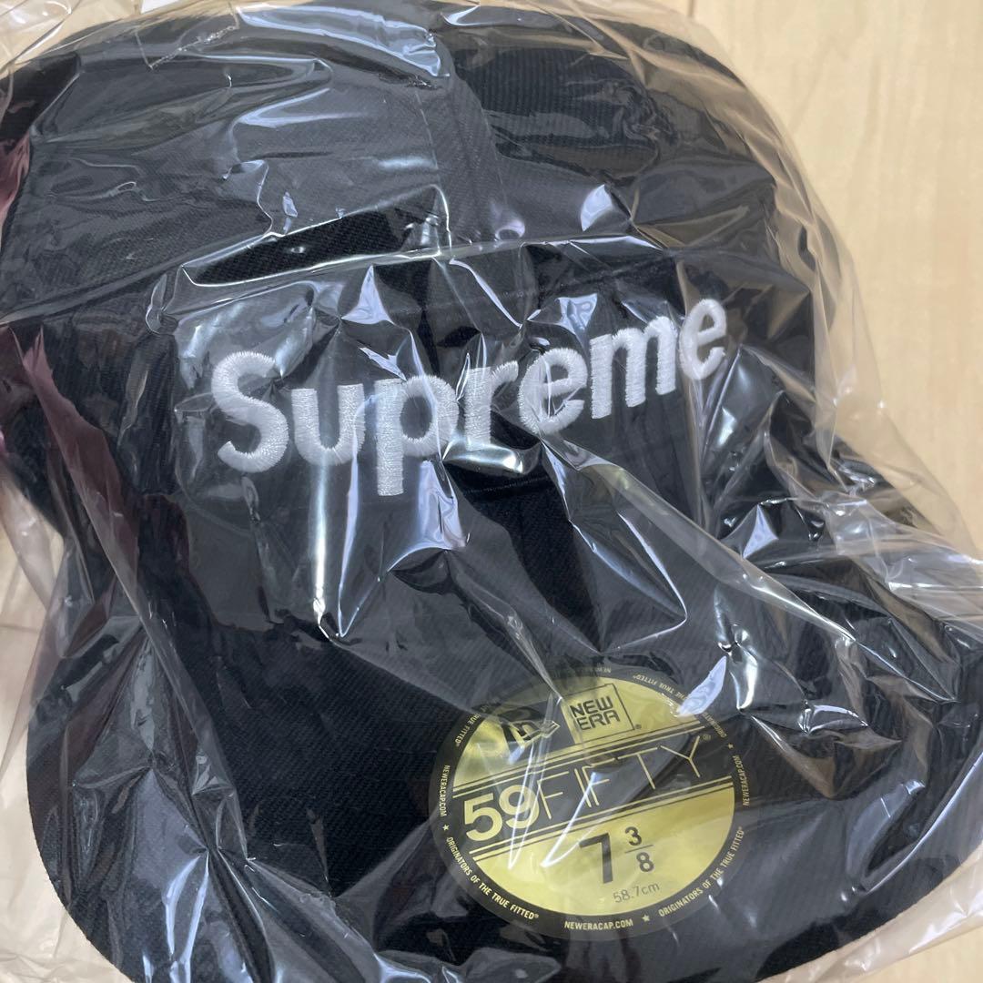 Supreme World Famous Box Logo キャップ黒