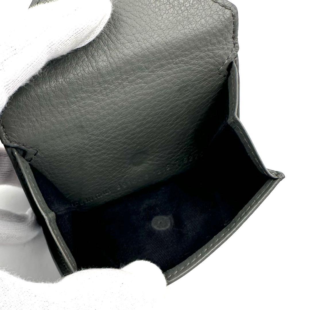 《良品》BALENCIAGA ペーパーミニ 三つ折り財布 コンパクトウォレット