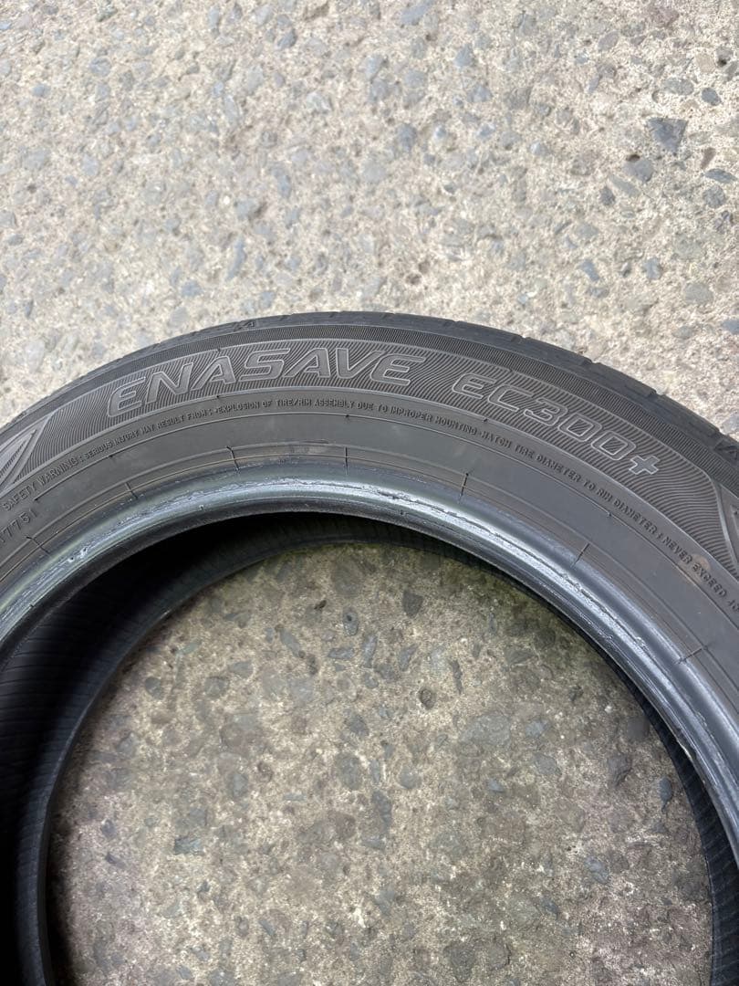 ダンロップ EC300+165/65R15 サマータイヤ中古品4本セット