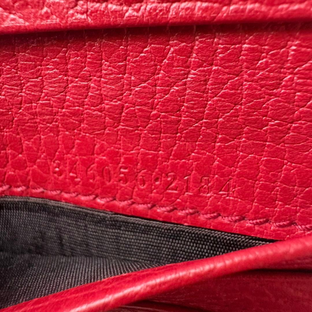 59 美品 GUCCI 二つ折り財布 GG柄 GGキャンバス u5