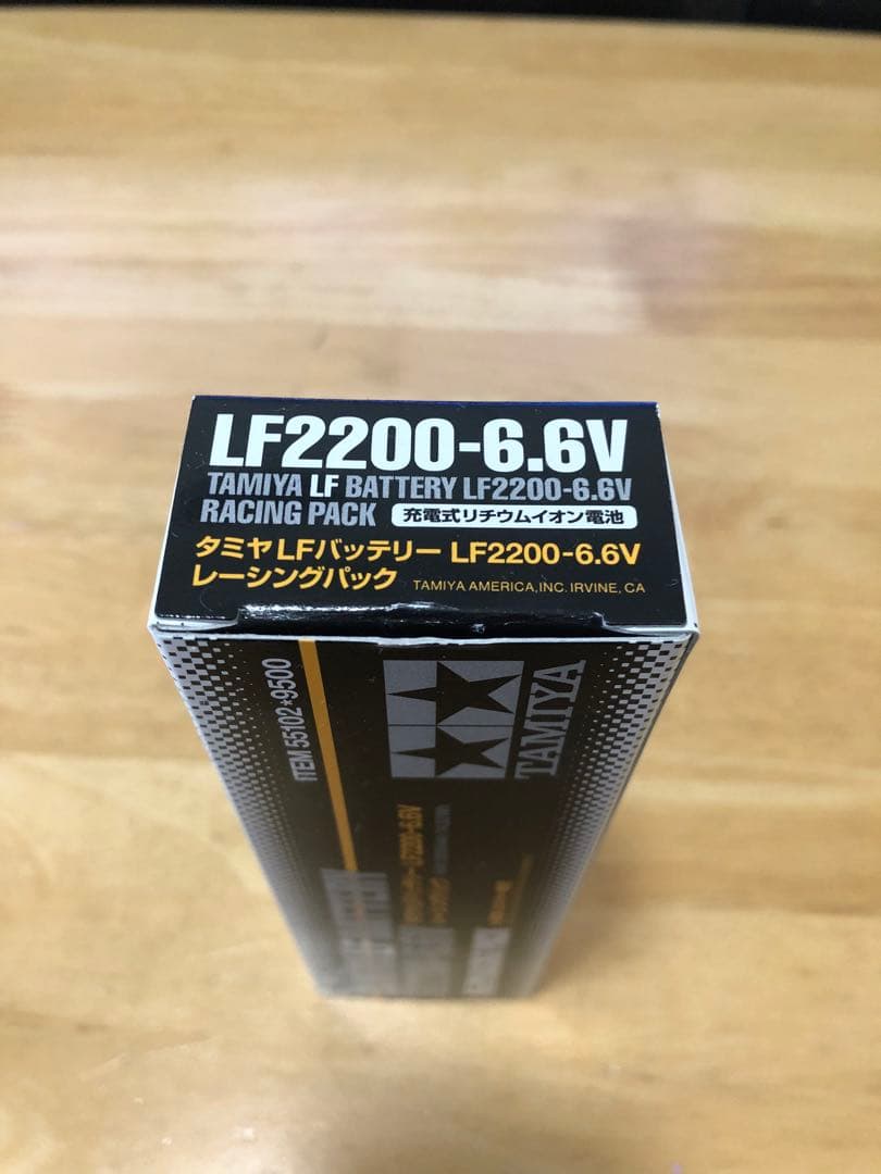 未使用　タミヤ　LFバッテリー LF2200-6.6V レーシングパック