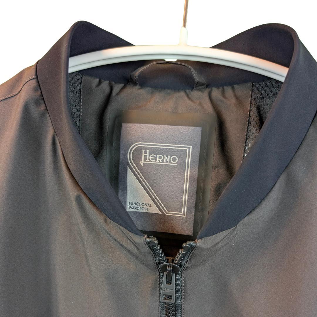 HERNO ヘルノ WINDSTOPPER ボンバージャケット 50 グレー