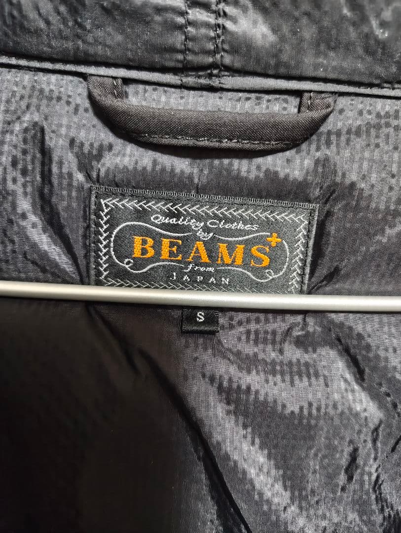 BEAMS+ ブラック M51 ダウン Sサイズ