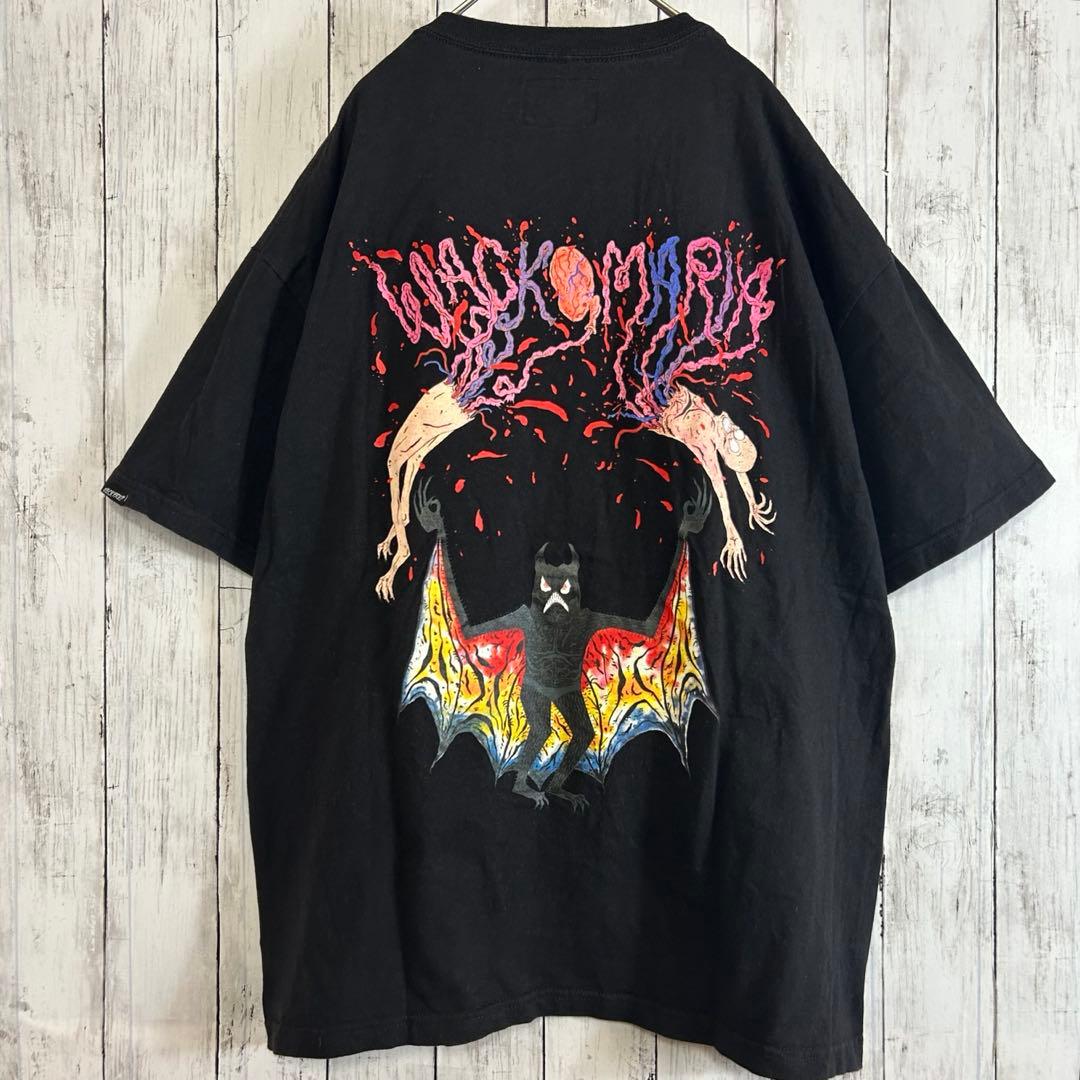 WACKO MARIA × NECK FACE Back Print Tee
