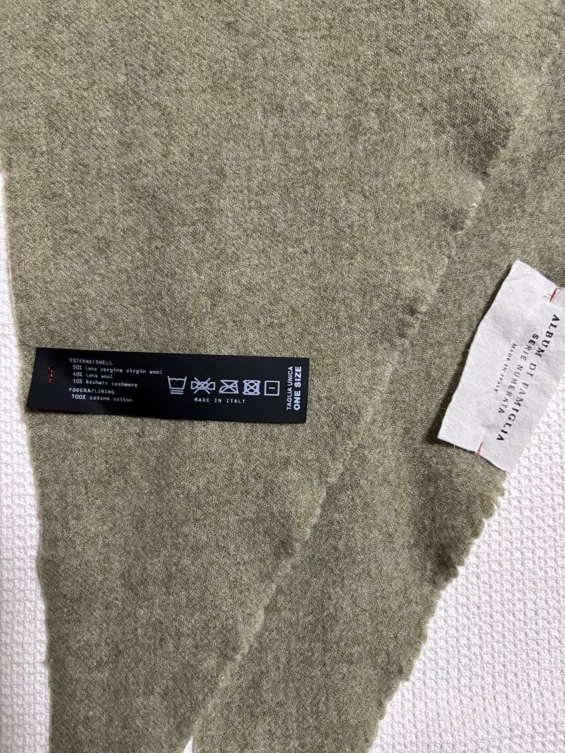 23AW美品★ALBUM DI FAMIGLIA TRIANGLE SCARF
