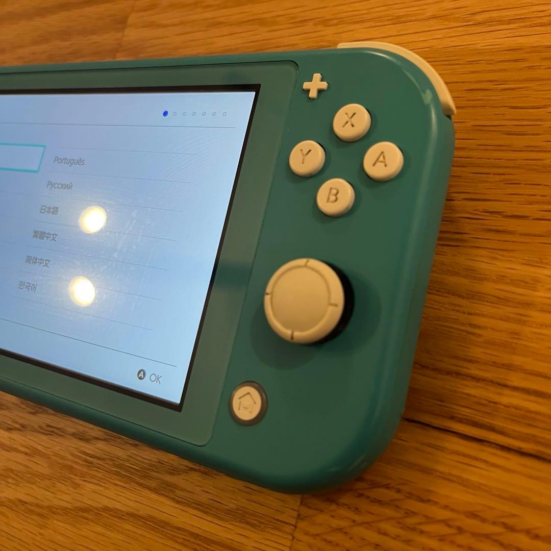 動作確認済！Nintendo Switch ライト 本体 ターコイズ