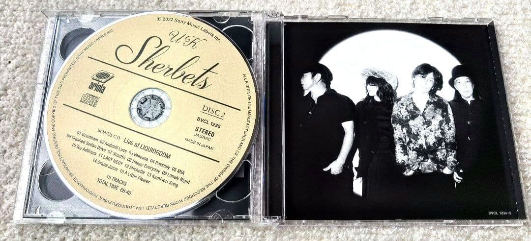 Sherbets シャーベッツ UK 初回限定 CD