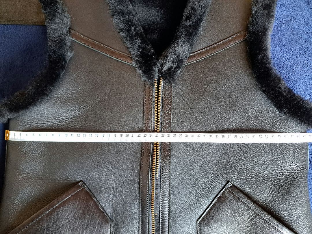 Y2Leather　コロメールムートンベスト　希少ブラック　Size40