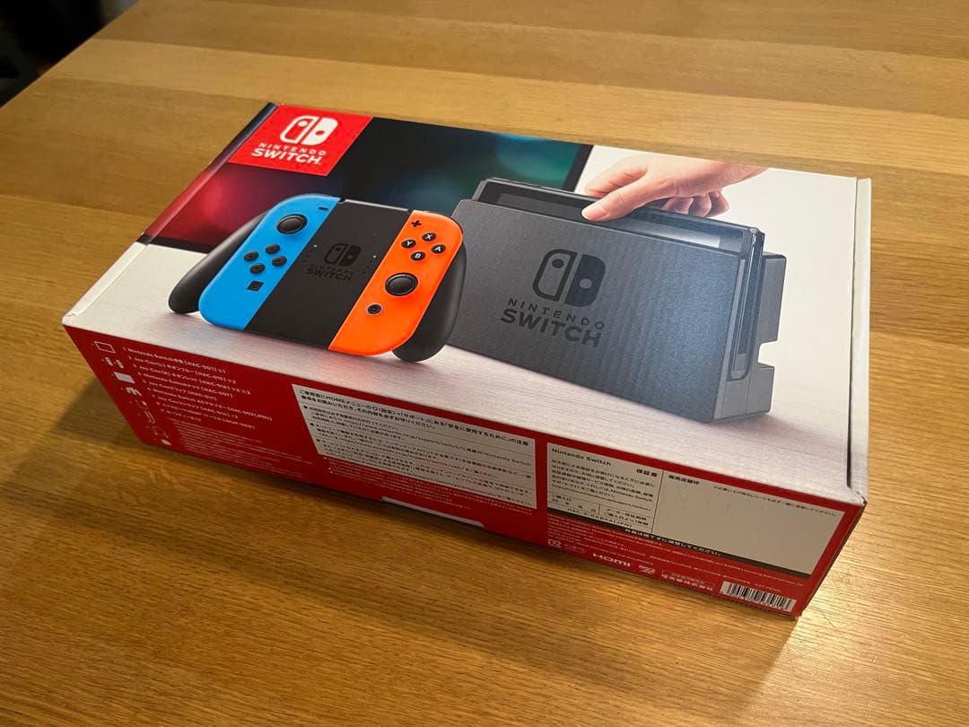 Nintendo Switch ネオンブルー・レッド 本体　画面難あり