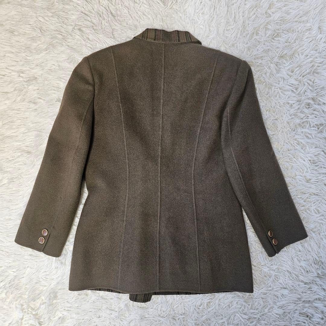 美品 Burberry テーラードジャケット ノバチェック ダブル 9AR