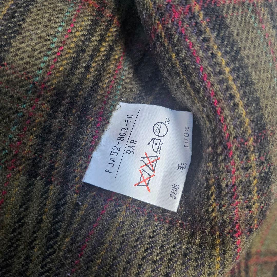美品 Burberry テーラードジャケット ノバチェック ダブル 9AR