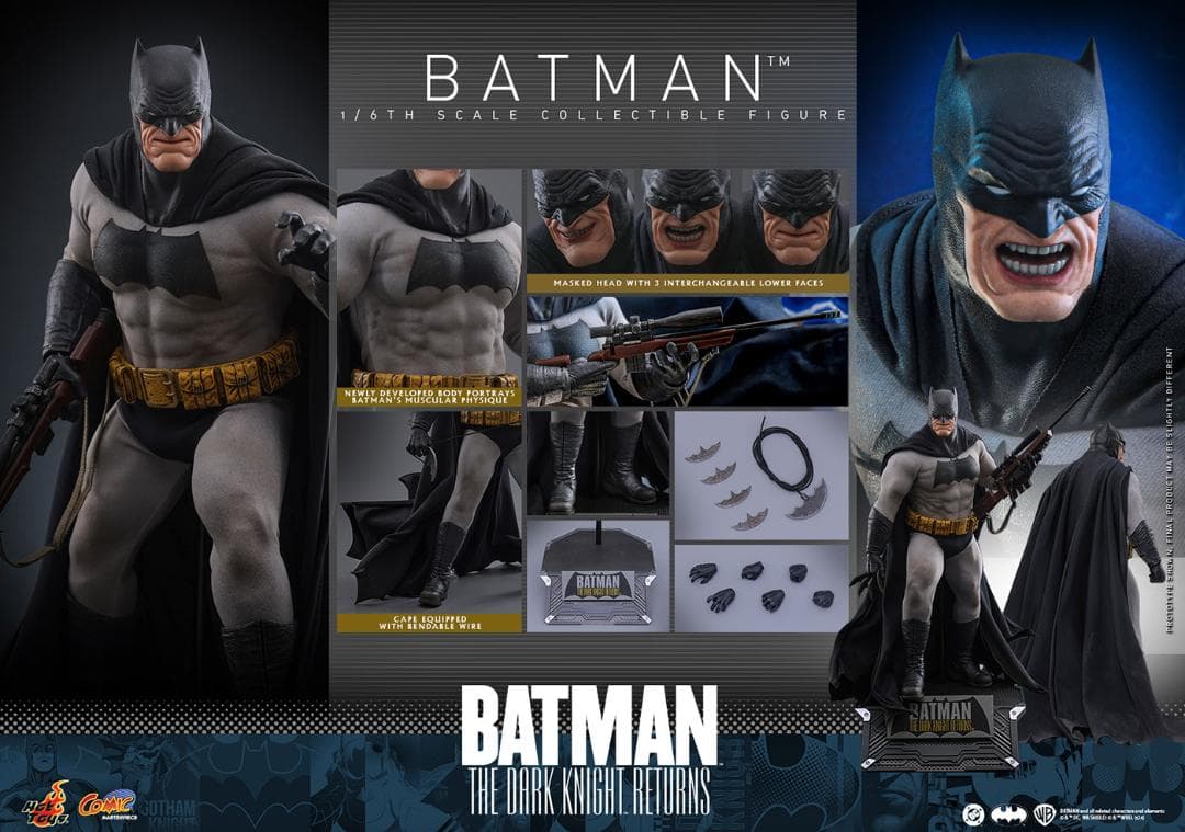 ホットトイズ 1/6 ダークナイト・リターンズ バットマン CMS024
