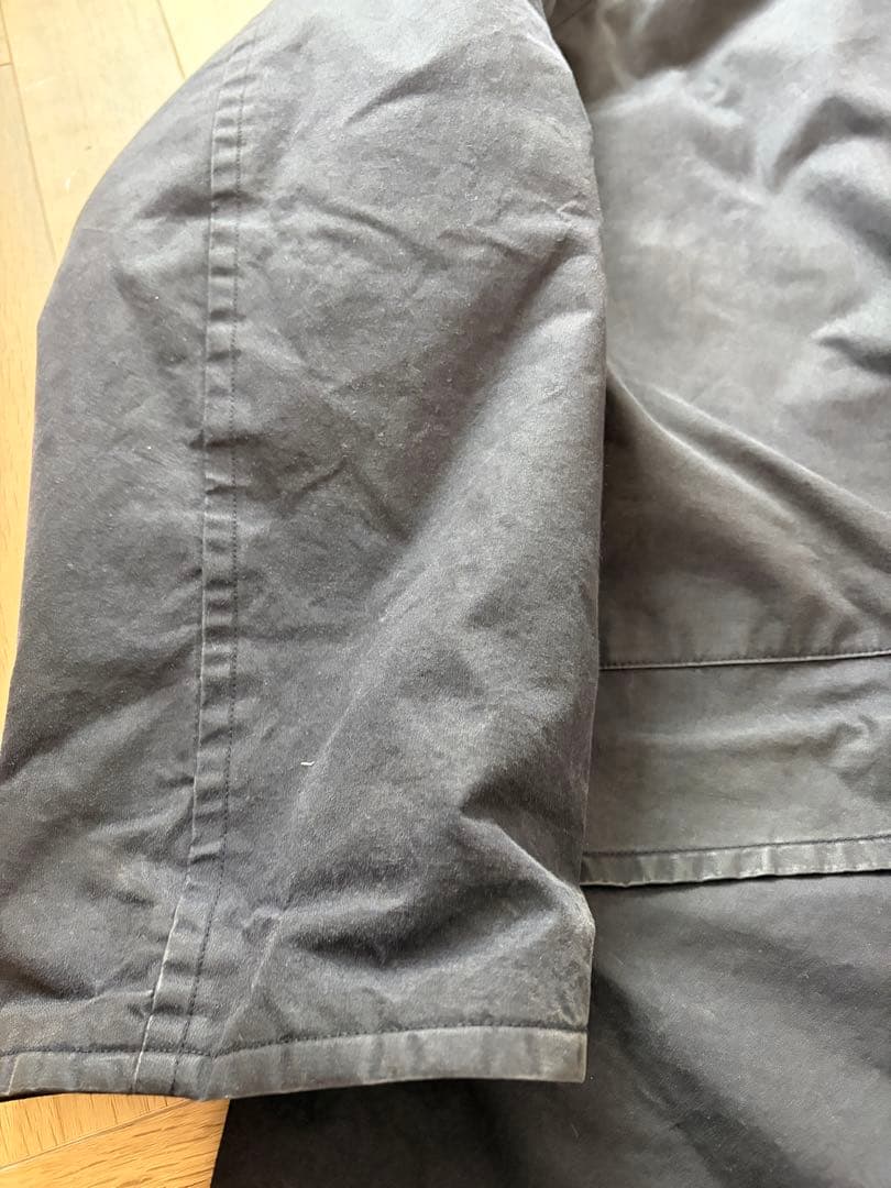 希少　22AW COMOLI コモリ　コットンフーデットコート　ネイビー　3