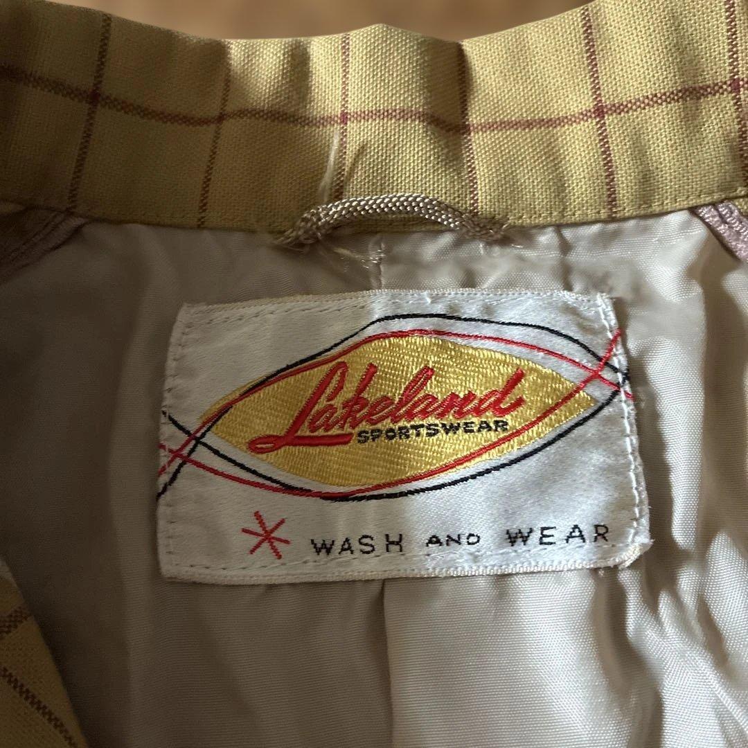 50s 60s lakeland チェック柄 スウィングトップ　ドリズラー短丈