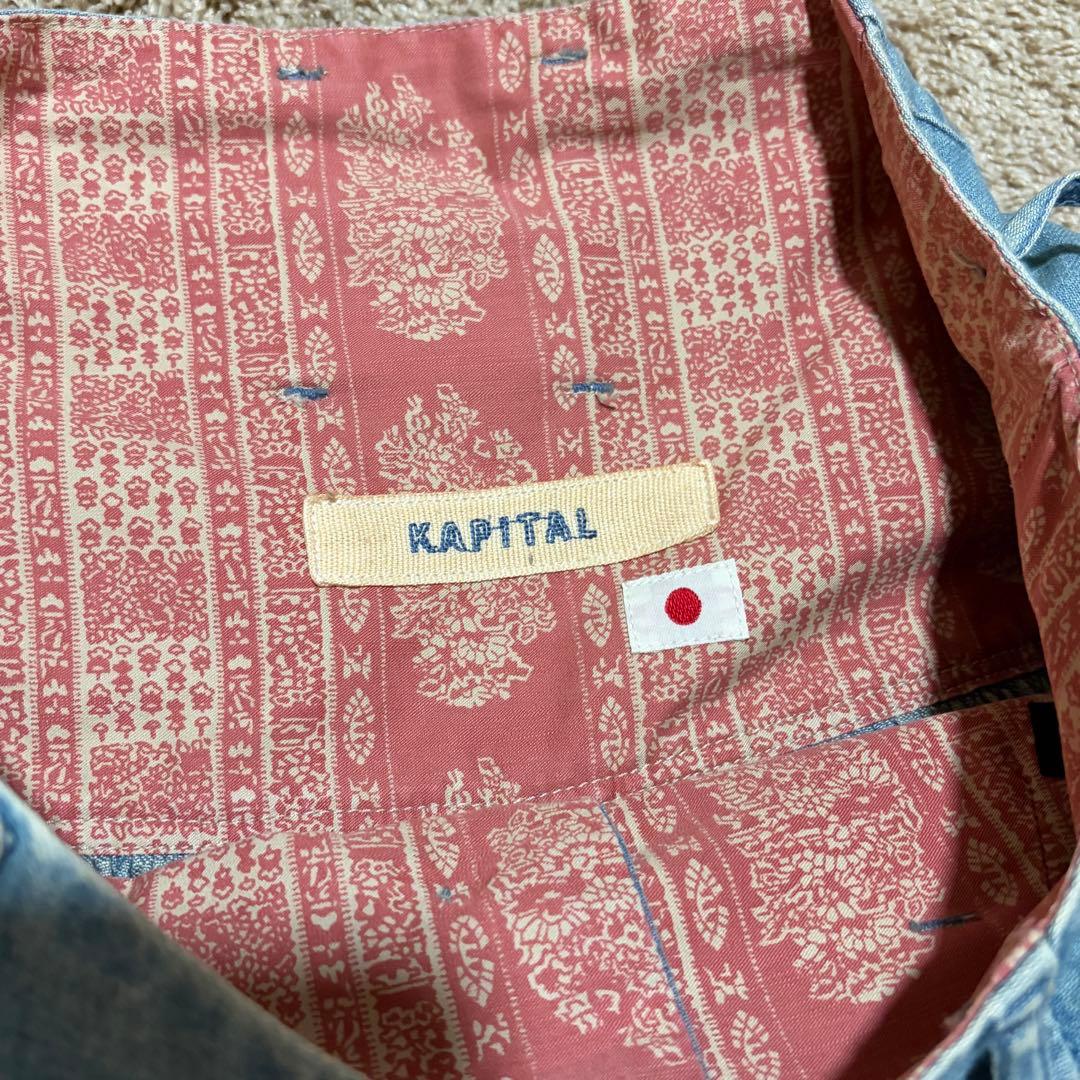 希少 KAPITAL キャピタル 刺繍 デニム シャンデリア パンツ