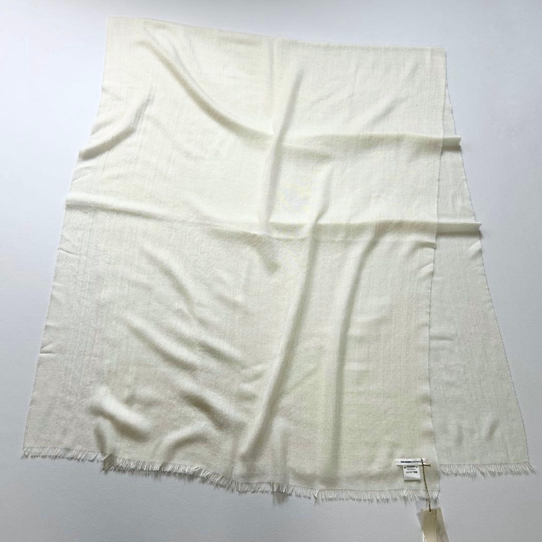 【未使用級 タグ付き✨】 ジョンストンズ ストール カシミヤ100%大判 薄手