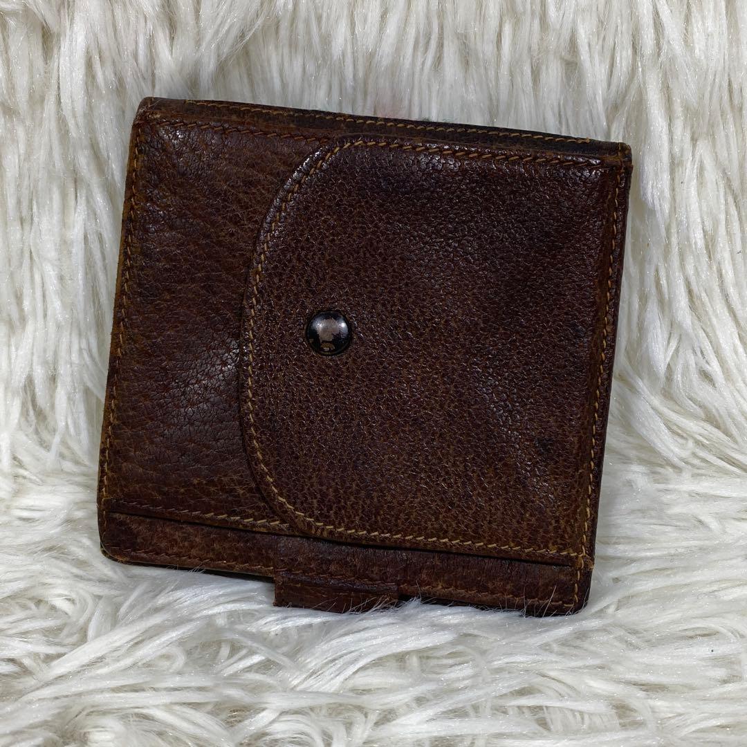 『GUCCI』オールドグッチ シェリーライン GG柄 2つ折り財布