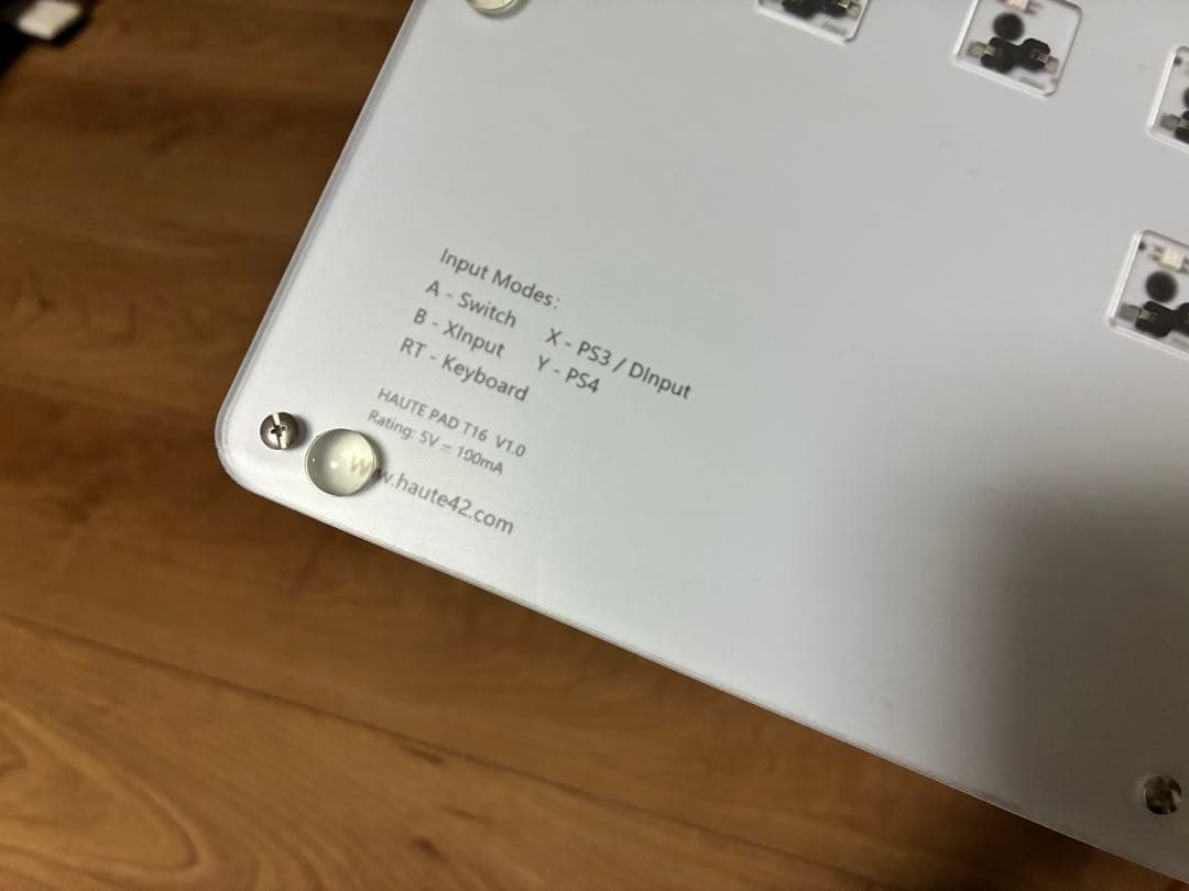 レバーレス アケコン COSMOX Haute42 Haute Pad T16