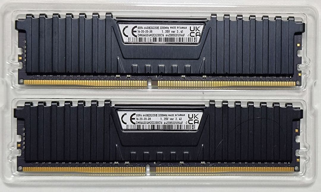 メモリー Corsair Vengeance LPX DDR4 64GB 3200MHz