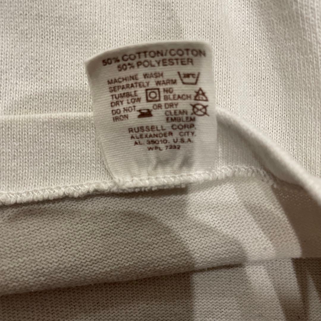70s Russell フットボールTシャツ　XL