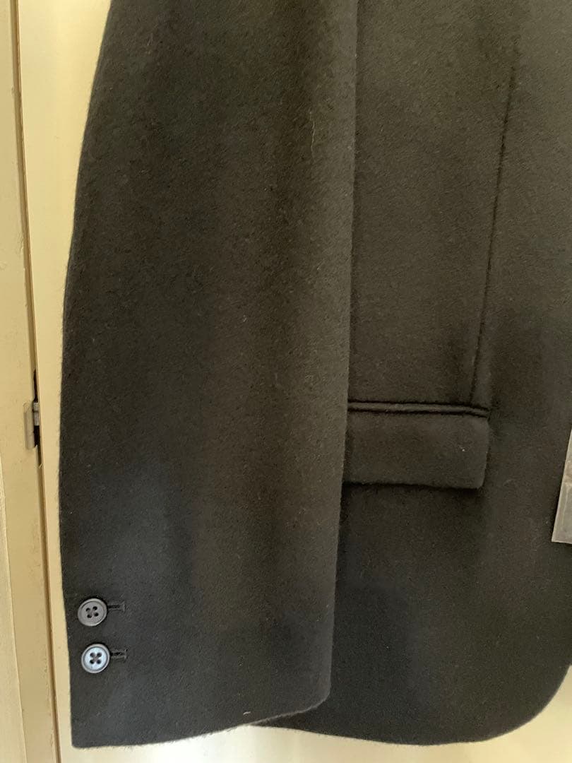 無印良品　ウール混 メンズジャケット XL 黒