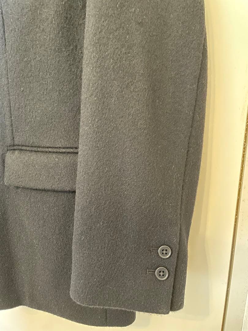 無印良品　ウール混 メンズジャケット XL 黒