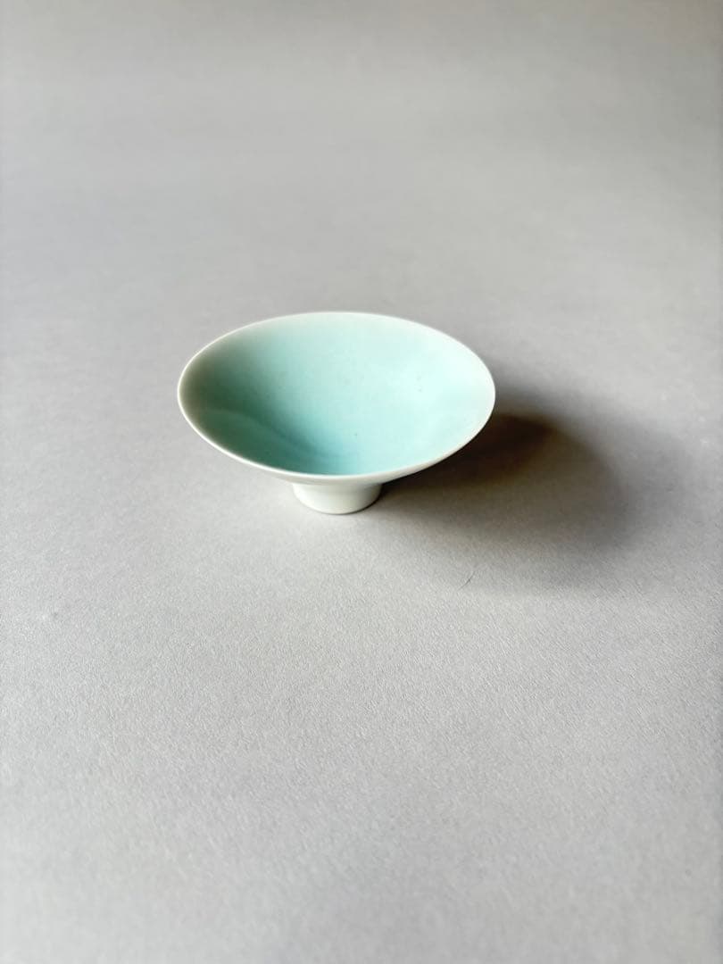 村田匠也 青白磁 盃 酒器 作家もの