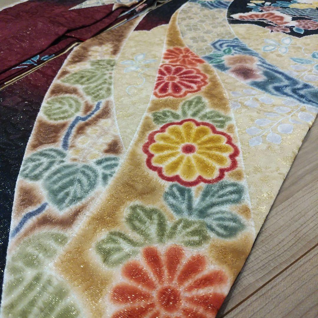 至極の逸品＆振袖＆極美品【正絹 和装小物 着物 振袖 留袖 和 訪問着 黒留袖】