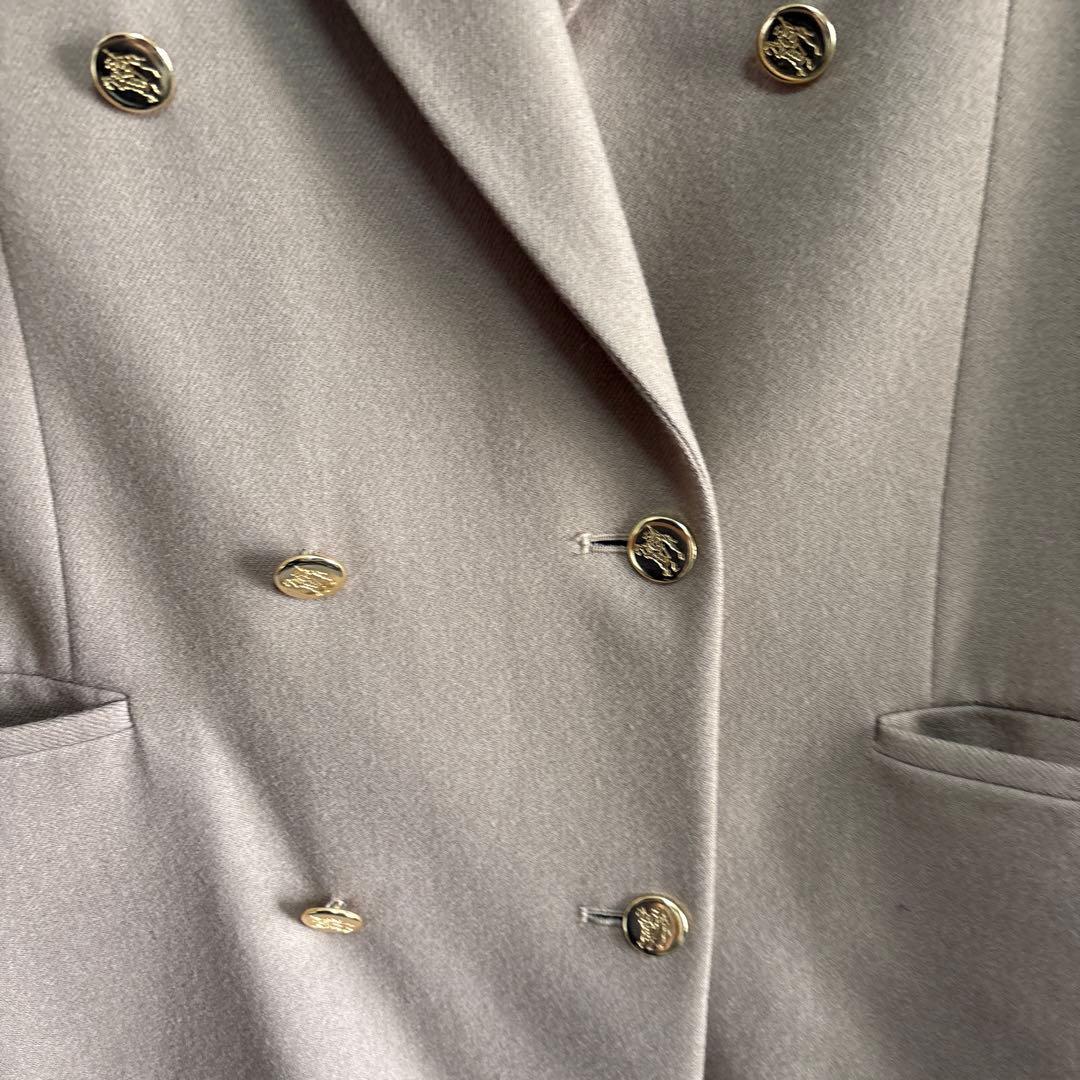 burberry ダブルジャケット ウール　バーバリー　金ボタン　ダブル