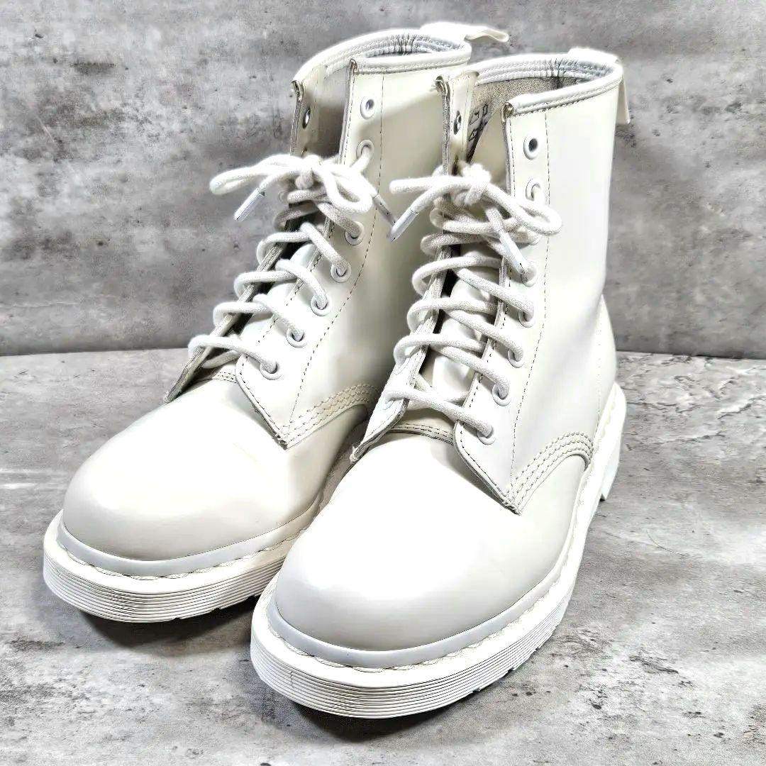美品 Dr.Martens 1460 MONO ホワイト 本革 UK5 (24)