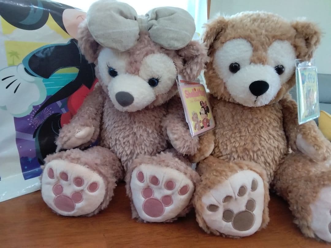 新品 ディズニーダッフィー シェリーメイぬいぐるみセットDisney Duffy