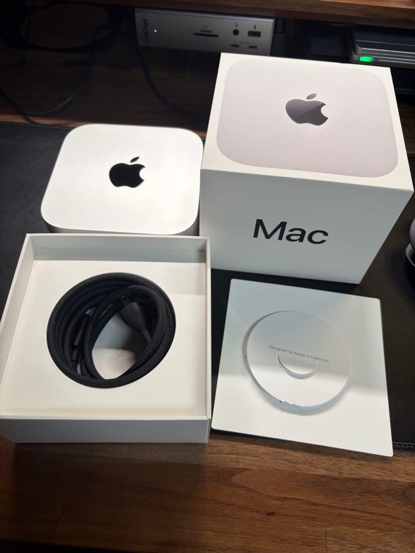 【付属品完備/美品】mac mini M4チップ 16GB 256GB