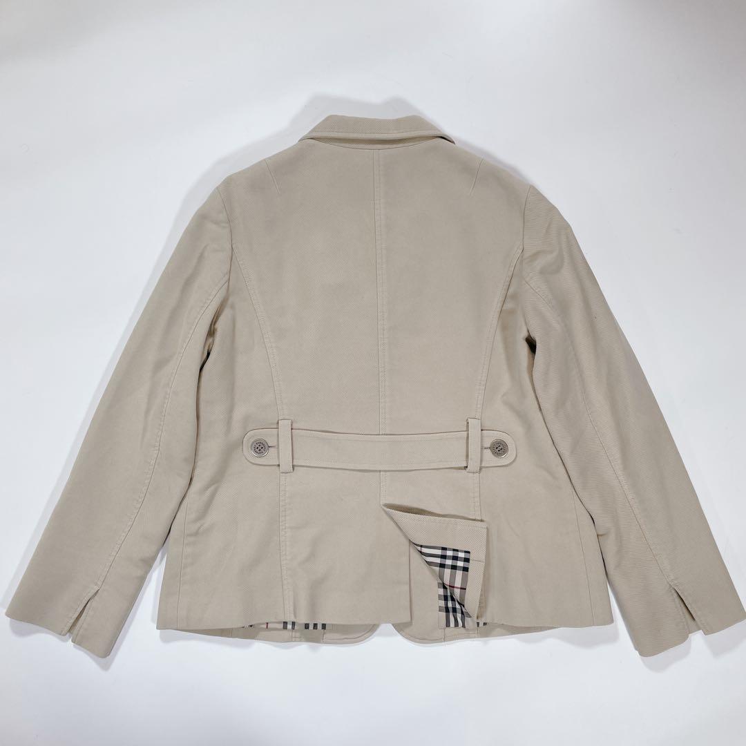 大きいサイズ✨　バーバリーロンドン　ジャケット　ノバチェック　48 ベージュ