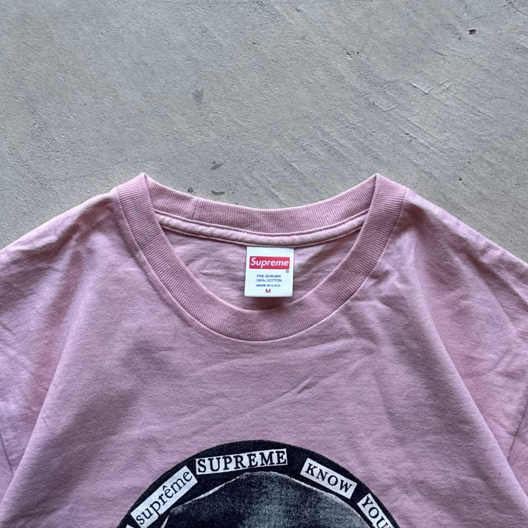 トップス 17ss supreme know your rights tee pink