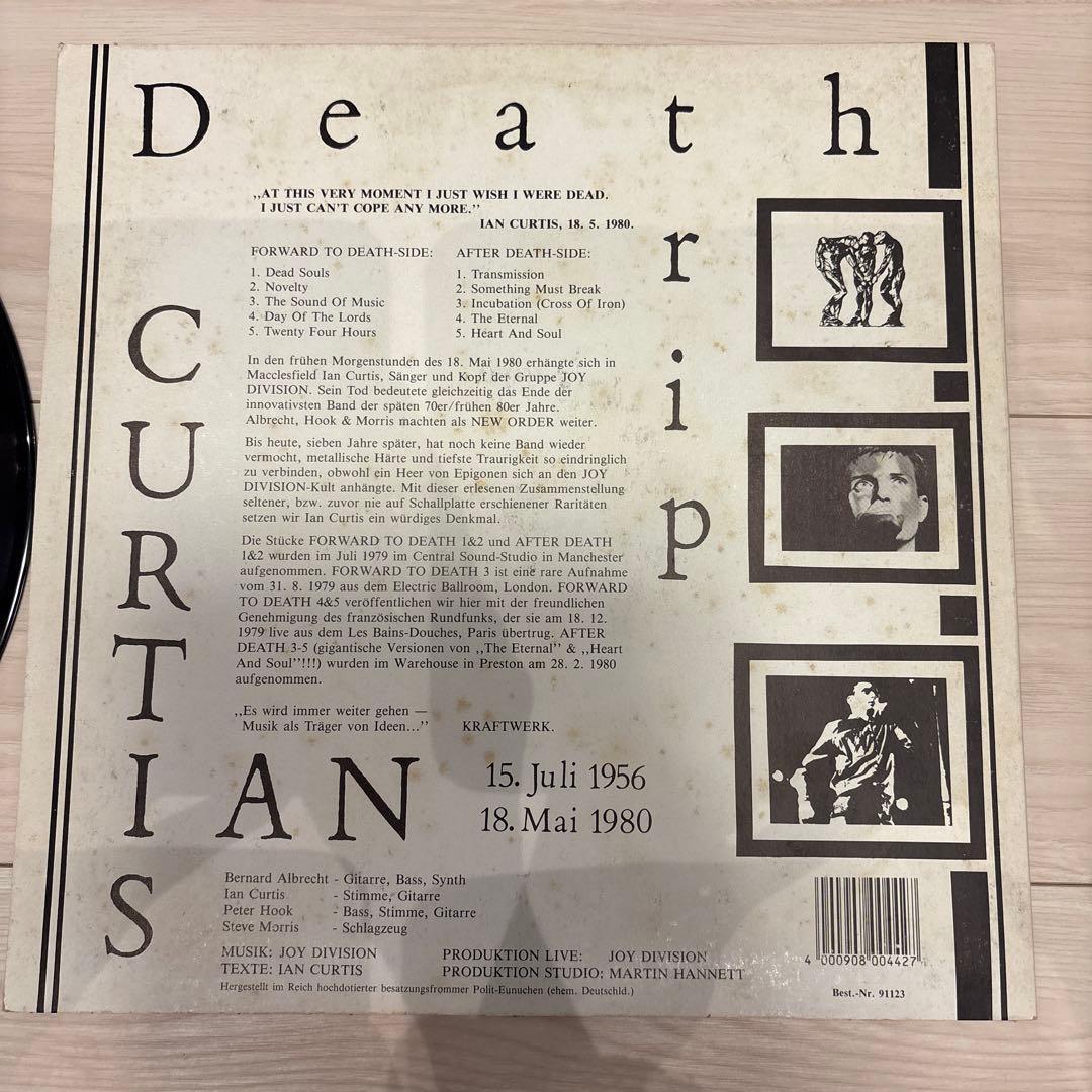 洋楽 Death and Joy Division - Ian Curtis