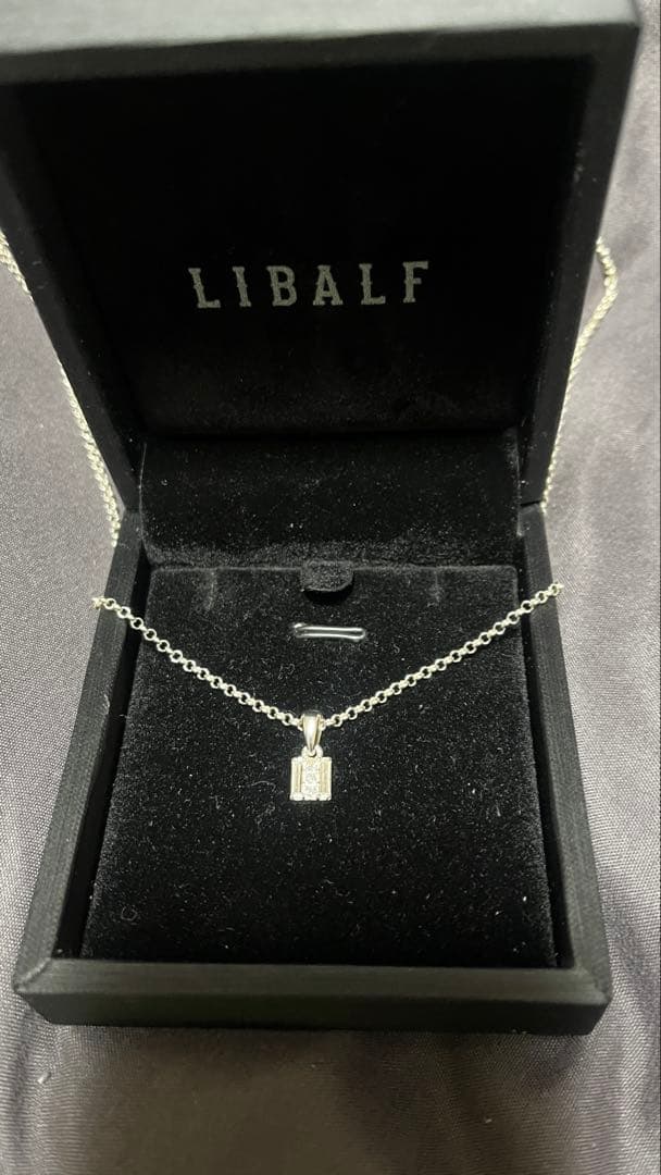 LIBALF リバルフ シルバー スクエア ネックレス
