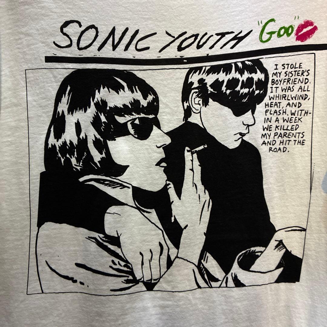 USA製 シングルステッチ SONIC YOUTH Goo Tシャツ 両面