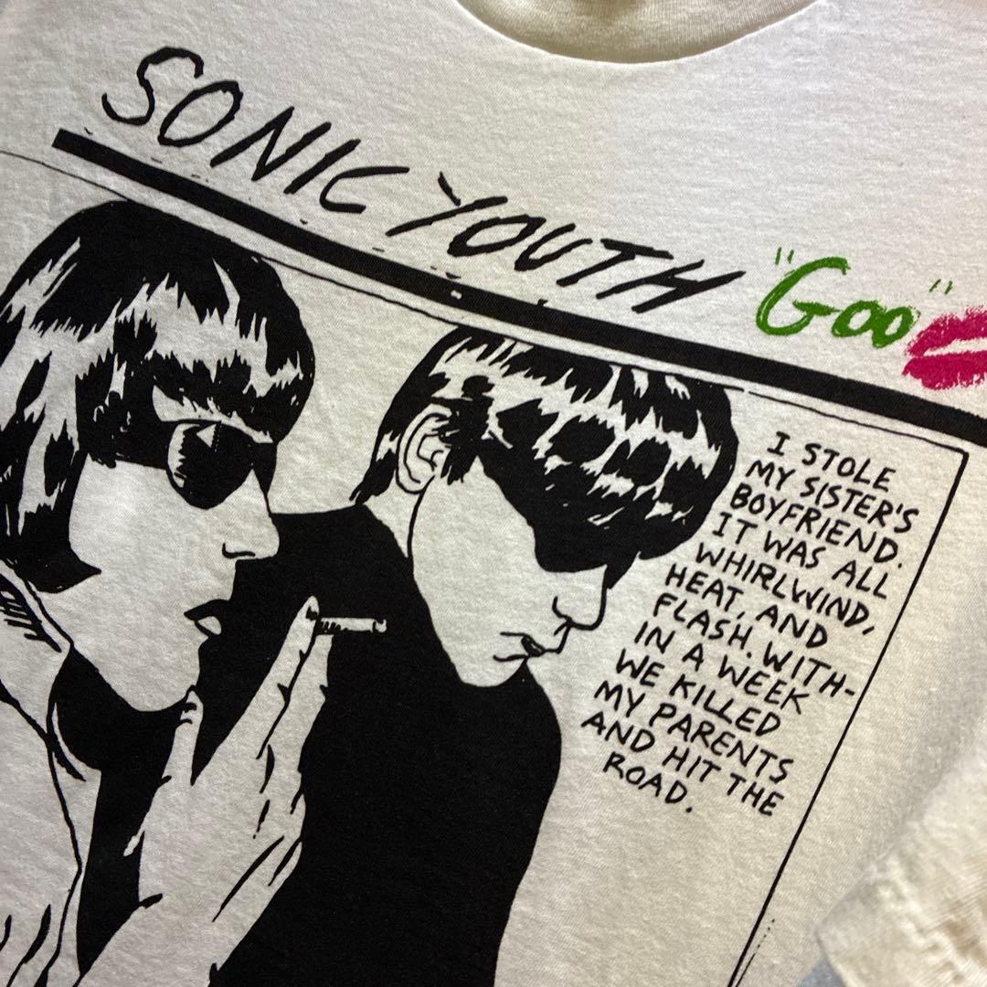 USA製 シングルステッチ SONIC YOUTH Goo Tシャツ 両面