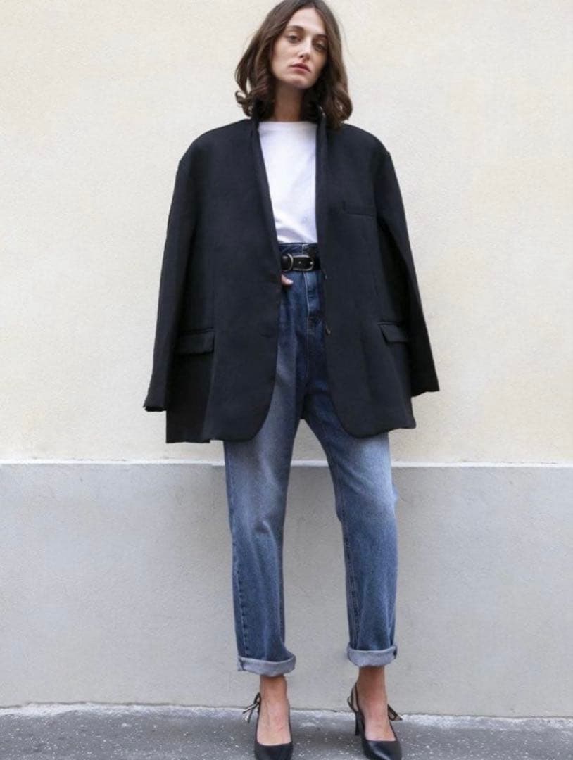 美品♡the frankie shopオーバーサイズボーイフレンドブレザー 黒