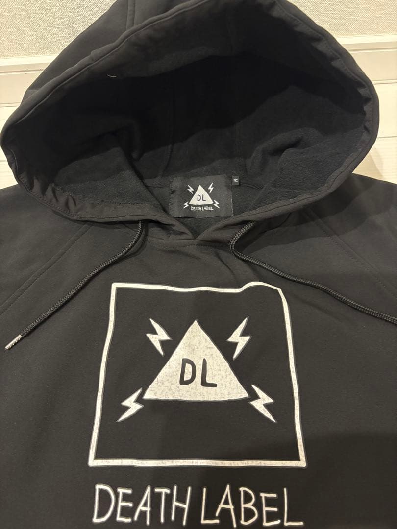 デスレーベルDEATH LABEL ブラック パーカー　撥水