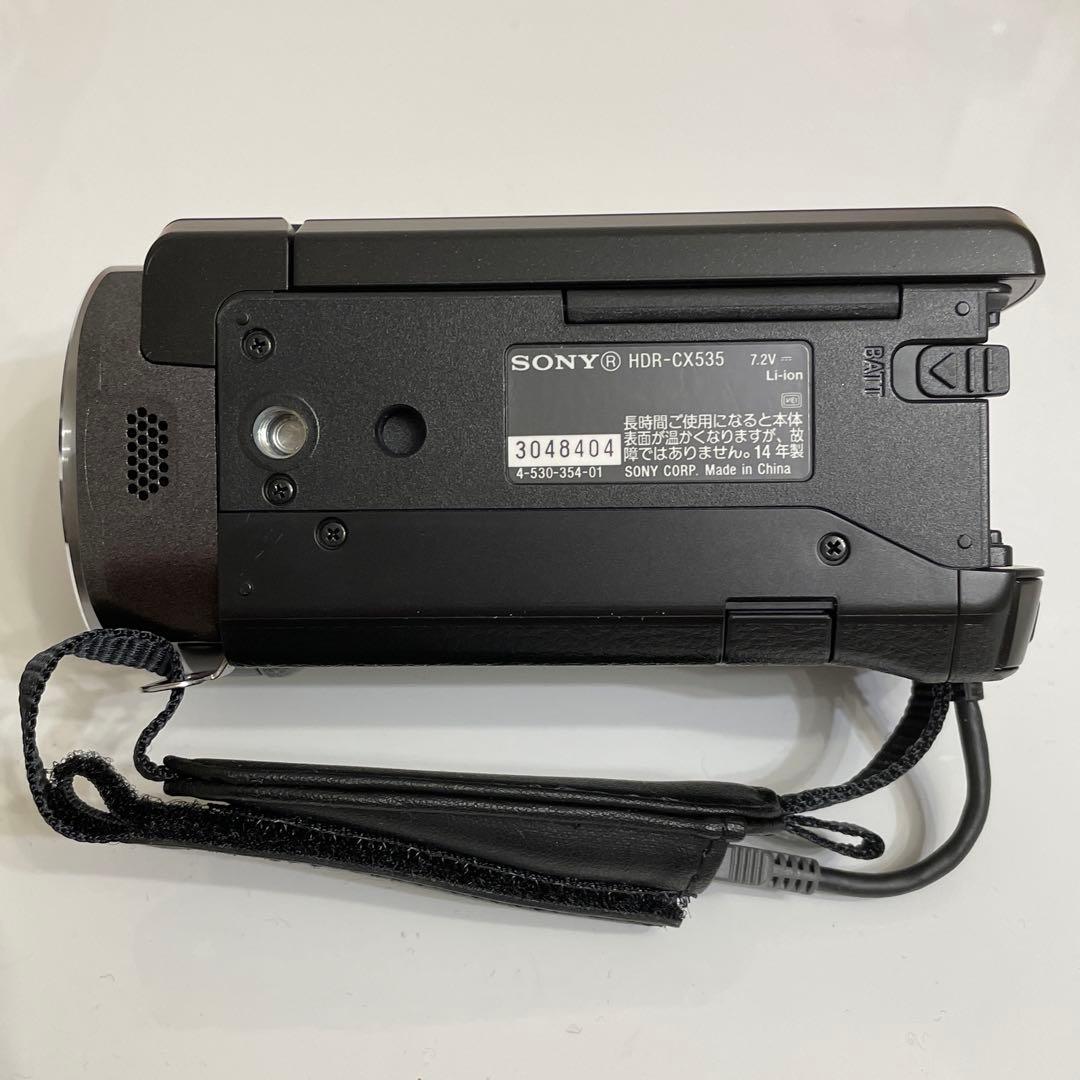 ✨美品✨SONY HDR-CX535 ビデオカメラ　動作品 ブラック 黒 ソニー
