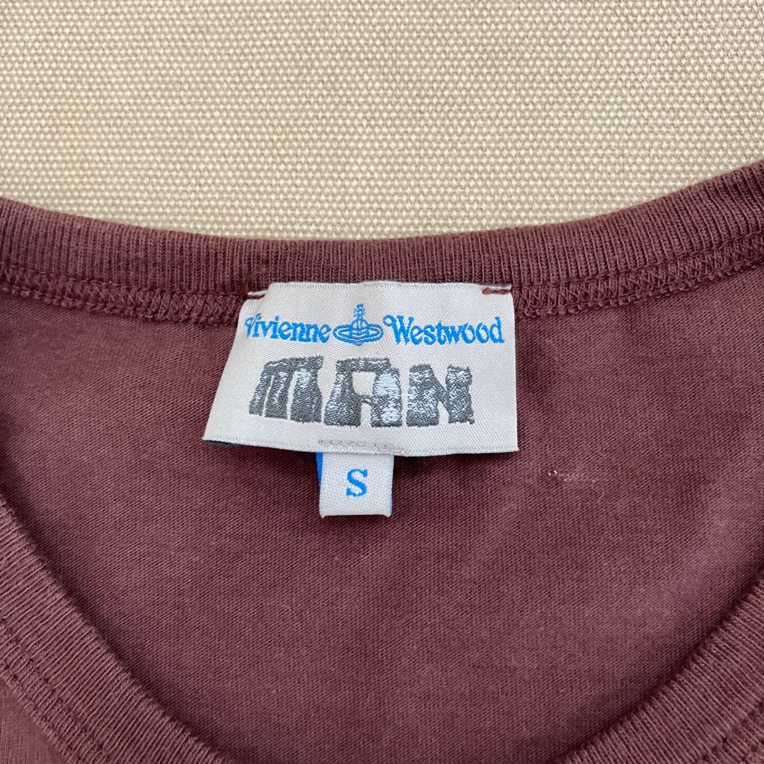 Vivienne Westwood Manバーガンディ Tシャツ サイズS 美品