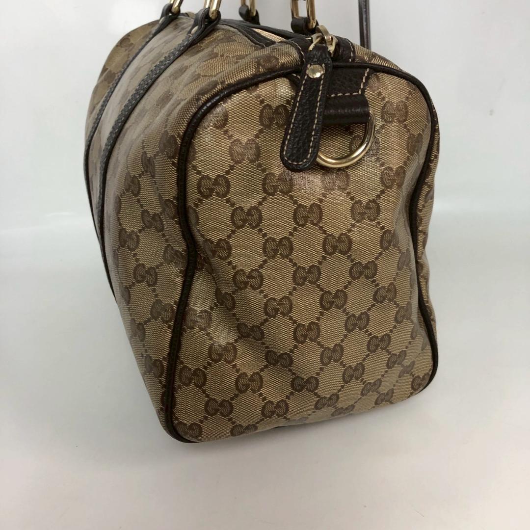 GUCCI グッチ GGコーティングキャンバス ハンドバッグ レディース