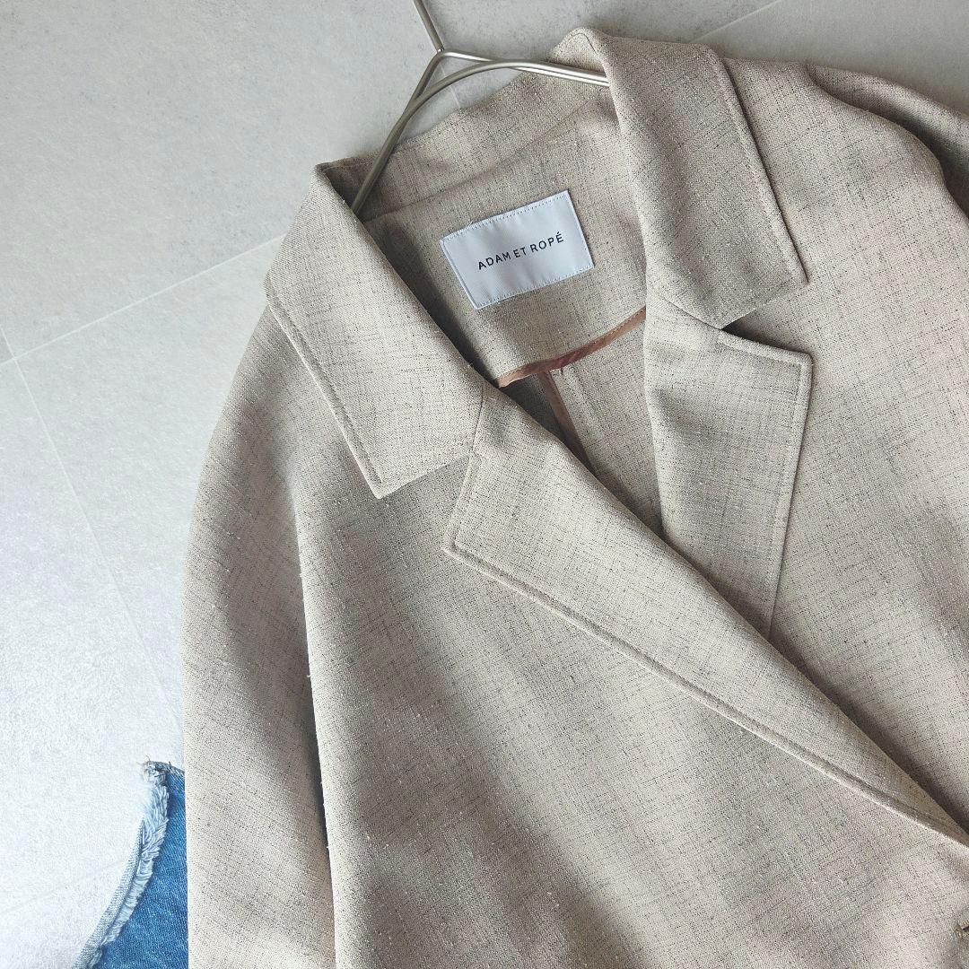 美品✨ アダムエロペ ドルマンシャツジャケット リネンライク