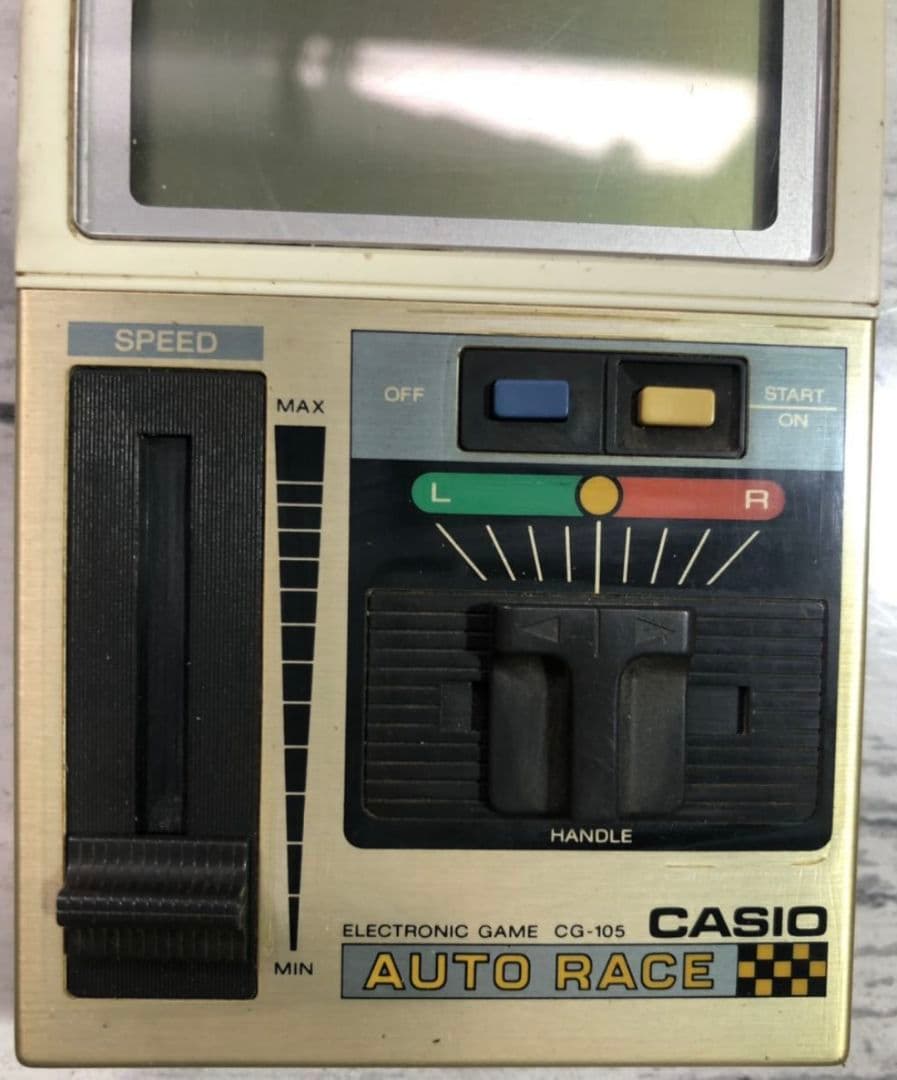 希少レトロゲーム　箱付き CASIO カシオ CG-105  AUTO RACE