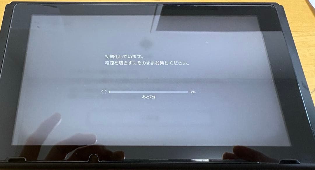 Switch 液晶のみ 製番XKJ 美品 動作確認済 本体 スイッチ
