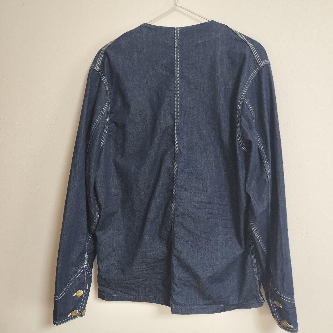 【Lee】デニムカバーオール LB0239 ノーカラージャケット　インディゴ　M